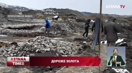 Десятки гектаров плодородной почвы уничтожили золотодобытчики ВКО