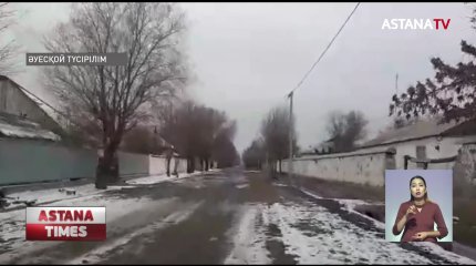 Мақтаарал ауданында бүтін көшені бұзып, жөндемей кеткен