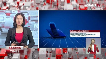 Озеро Малый Талдыколь в столице утопает в строительных отходах