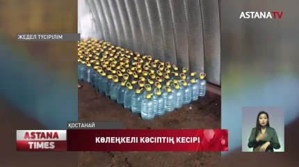 Көлік ішіне 3 мың литр ішімдік тиеген қостанайлық ұсталды