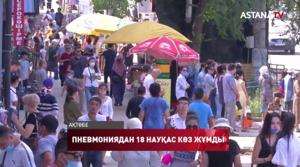 Ақтөбеде 700-ден астам адам пневмонияға шалдығып, 18 адам дерттен көз жұмды