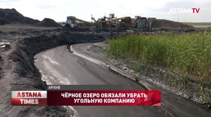 Чёрное озеро обязали убрать угольную компанию