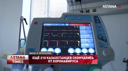 Ещё 210 казахстанцев скончались от коронавируса