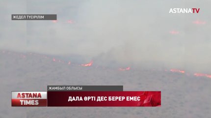 Жамбыл облысында дала өрті дес берер емес