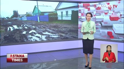 Қостанай – 2 мөлтек ауданының тұрғындары батпақ жолдың азабын көріп келеді