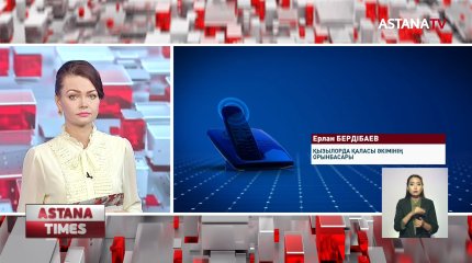 Қызылордадағы шағын аудандардың бірінде электр бағаналары құлап жатыр