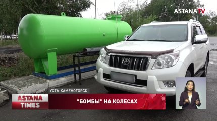 Более 100 машин сгорели в Восточном Казахстане