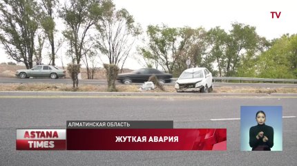 Смертельное ДТП произошло в Алматинской области