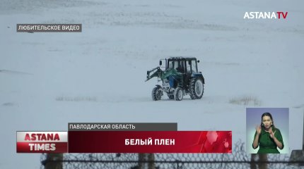 Дома засыпало снегом по самые крыши в Баянауле
