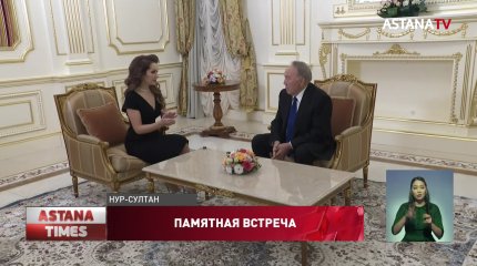 Елбасы посетил концерт М.Мудряк в театре "Астана Опера"