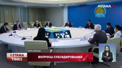 Эффективность системы субсидирования аграриев рассмотрели на площадке Nur Otan