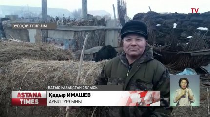 Батыс Қазақстан облысында мал азығы таусылды