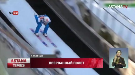 Норвежский лыжник сорвался с трамплина на скорости 102 км/ч