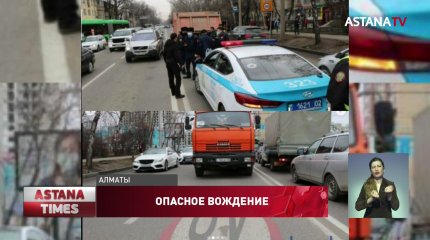 Жуткое ДТП в Алматы: водитель потерял сознание перед аварией