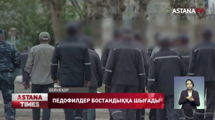Биыл 32 педофил бостандыққа шығады