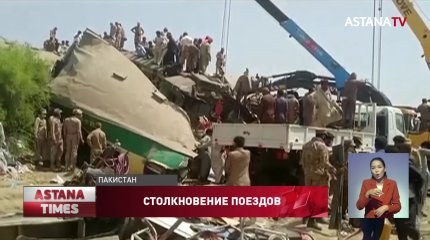 36 человек погибли во время столкновения двух поездов в Пакистане