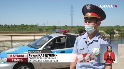 Қызылжарда қайықта ұйықтап қалған балықшы плотинаның астына түсіп, батып кете жаздады