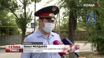 На опасном участке дороги Алматы установят ограничительные знаки