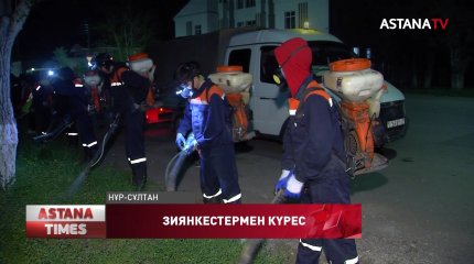 Елордада зиянкестермен күрестің төртінші кезеңі жүргізіліп жатыр