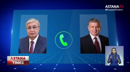 Қасым-Жомарт Тоқаев Өзбекстанды президенті Шавкат Мирзиёевпен сөйлесті
