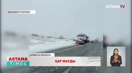 Алматы облысына қар түсті