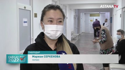 Павлодарда сайлаушылардың жартысынан астамы дауыс беріп үлгерді