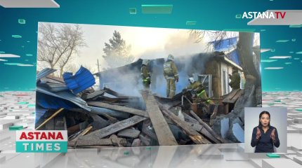 Павлодар облысында жеке тұрғын үйде газ баллоны жарылды