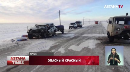 Две кареты скорой помощи столкнулись в Костанае