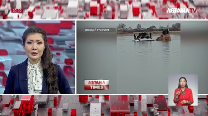 Ақтөбеде 25 жұмысшы мінген автобус суға кетті