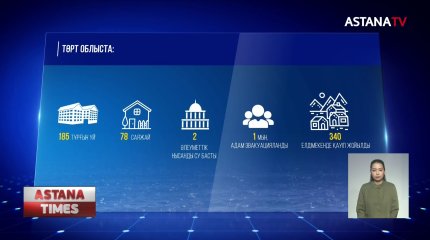 700-ге жуық адам эвакуациялық пункттерді уақытша паналып отыр