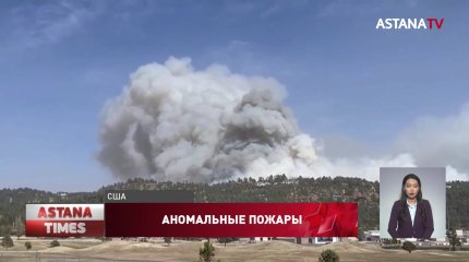 Гигантская свалка горит в Индии, в США не могут потушить лесные пожары