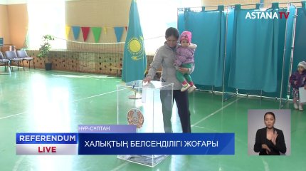 СҚО тұрғындары дауыс беру көрсеткіші бойынша көш бастап тұр
