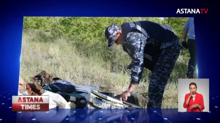 Госсимволы среди мусора нашли сразу в двух городах Казахстана