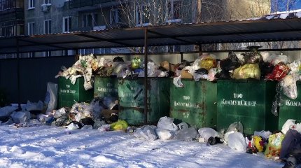 Коммунальное свинство: мусор из дворов Петропавловска не вывозят с начала года
