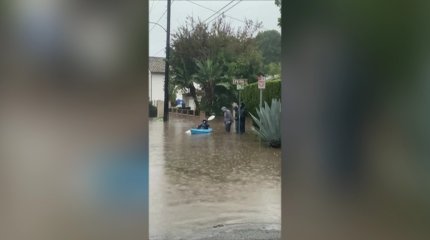 Ребёнка унесло паводком во время шторма в Калифорнии