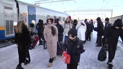 Экибастузские школьники возвращаются домой из Алматы после зимних каникул