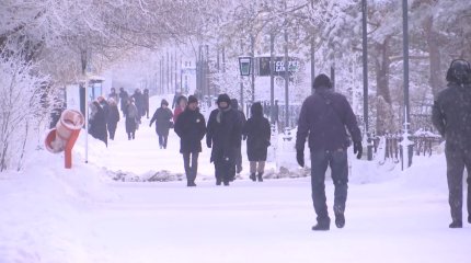 30 актюбинцев получили обморожения на морозе