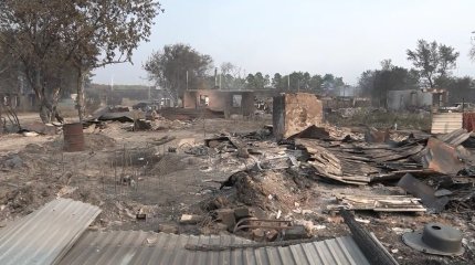 Тобыл өңіріндегі алапат өрт тракторшының салғырттығынан тұтанды