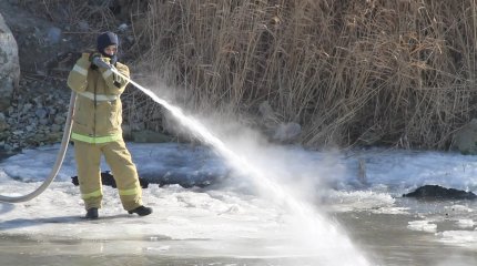 Катастрофа отменяется: водозаборный канал Мангистауского атомного энергокомбината удалось разморозить