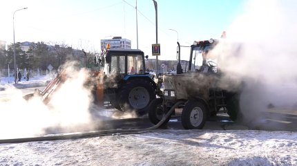 Рудныйда жылу құбыры жарылып, үйлер жылусыз қалды