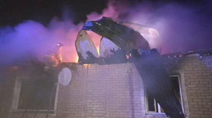 Әскери қызметші екі баланы аман алып қалды