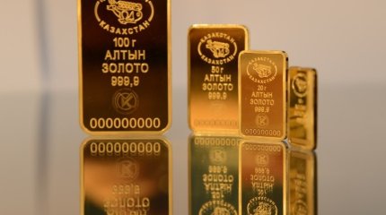 Рекордное число золотых слитков скупили казахстанцы