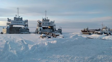 Ледовую переправу опять закрыли на Бухтарминском водохранилище