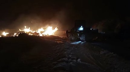 Павлодар облысында 74 тонна шөп жанып кетті