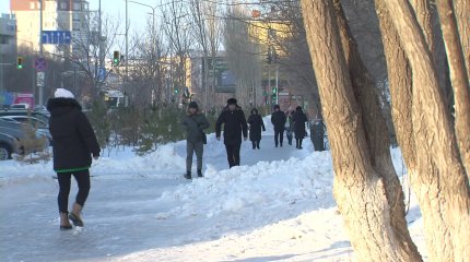 Лютые морозы накрыли Казахстан