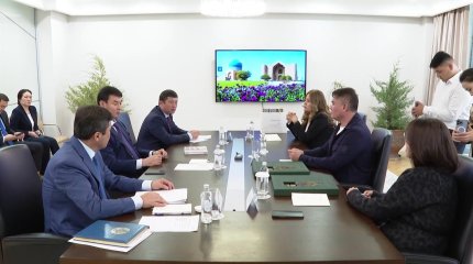 «Арманда» халықаралық форумының жетекшілері бүгін Түркістан облысы әкімінің қабылдауында болды
