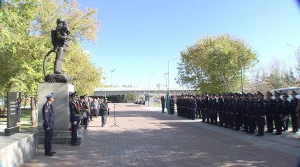 Столичные спасатели почтили память погибших коллег