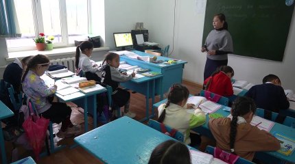 В маленьком интернате вынуждены учиться 200 школьники села Базартобе в Западном Казахстане