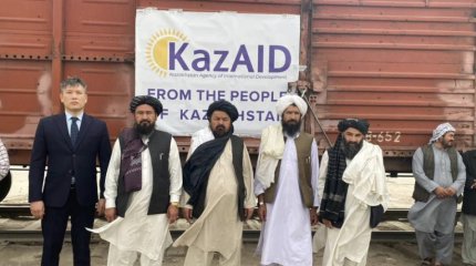 Гуманитарную помощь из Казахстана доставили в афганскую провинцию Балх