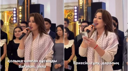"Ол жақта туған анаң жоқ": Ұзатылып бара жатқан оқырманына тілек айтқан Әсел Асқар көпшілікті тәнті етті